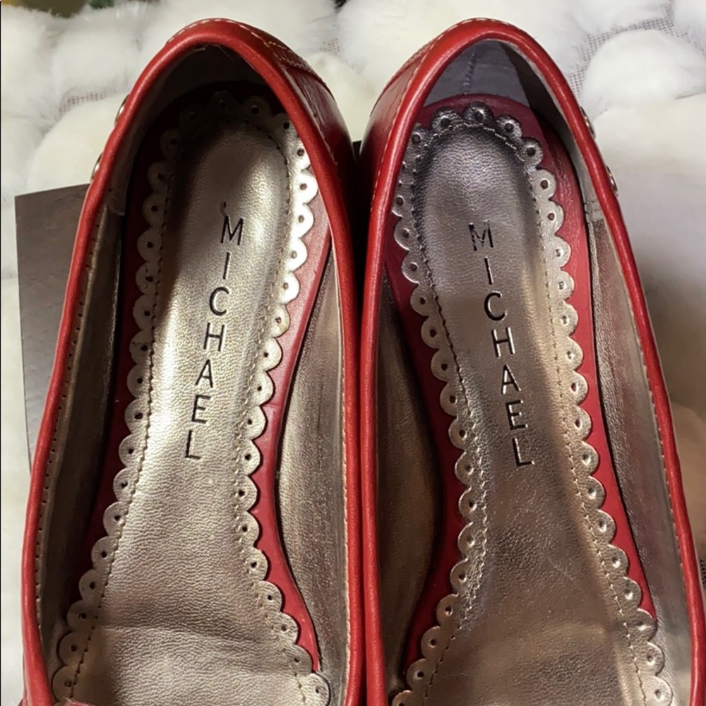 Michael “plato” red buckle flats - Picture 5 of 5